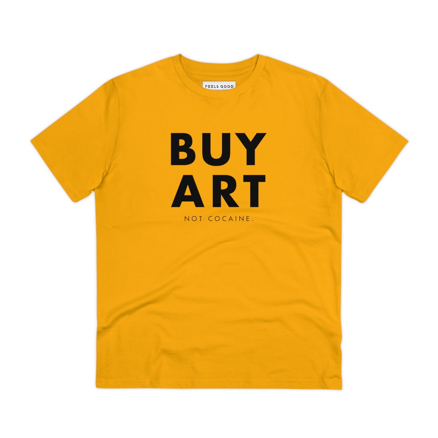 Hip Hop 'Buy Art, Not Cocaine' Organic Cotton T-shirt - Cool Tshirt