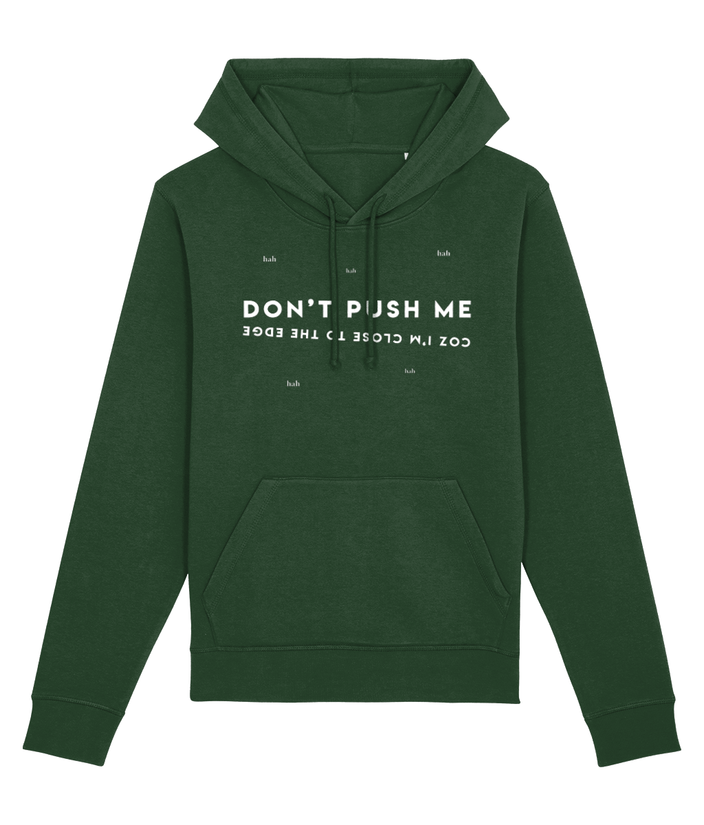 Hip Hop 'Don't Push Me…' Organic Cotton Hoodie - Grandmaster Flash Hoodie