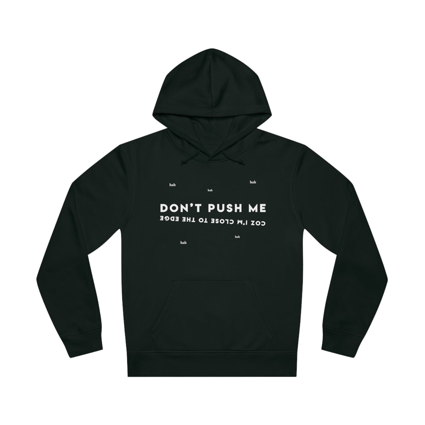 Hip Hop 'Don't Push Me…' Organic Cotton Hoodie - Grandmaster Flash Hoodie