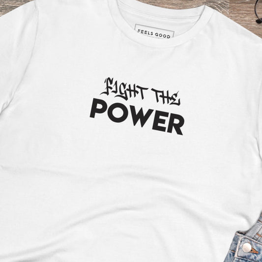 Hip Hop 'Fight The Power' Organic Cotton T-shirt - Hip Hop Tshirt