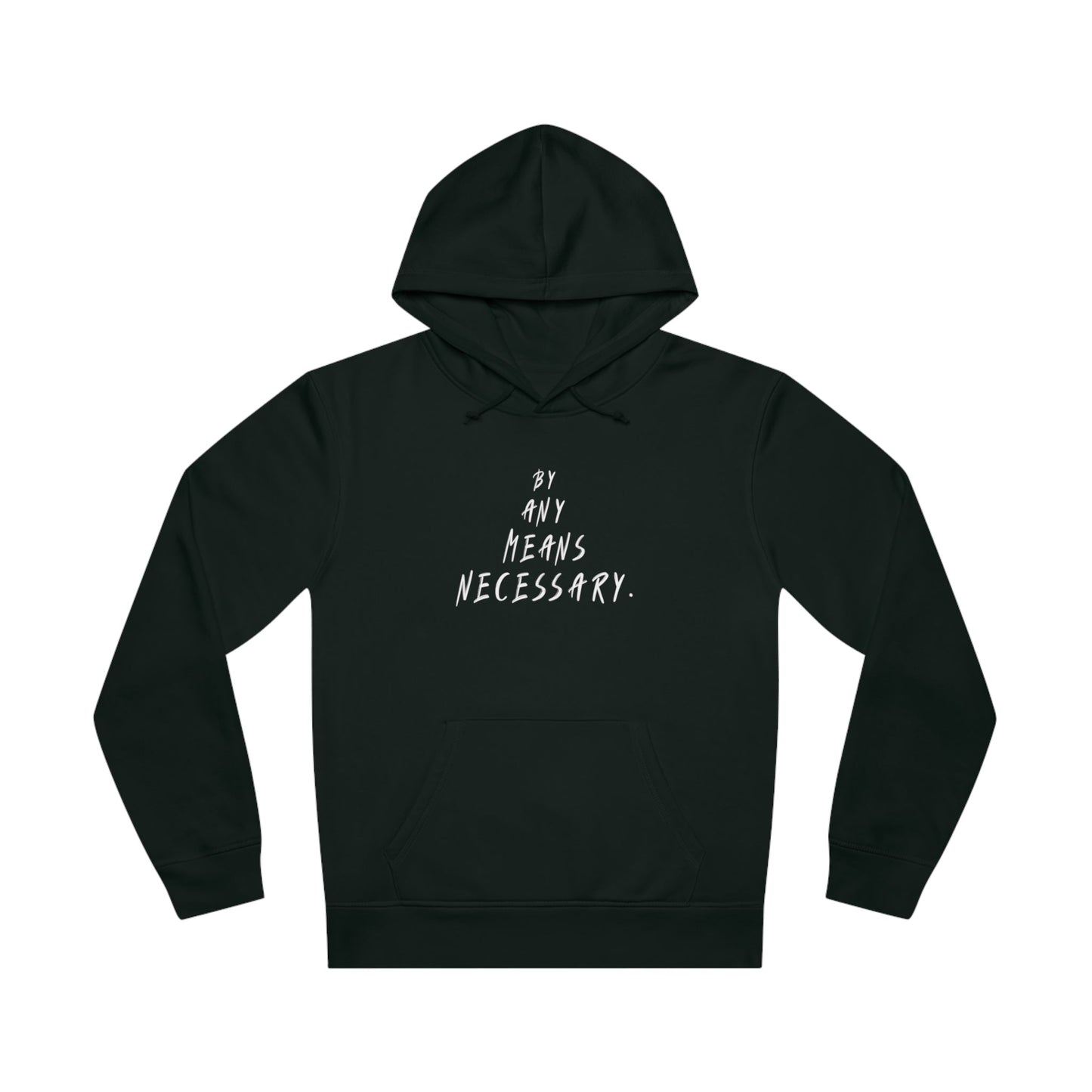 Malcolm X 'By Any Means Necessary' Organic Cotton Hoodie - Cool Hoodie