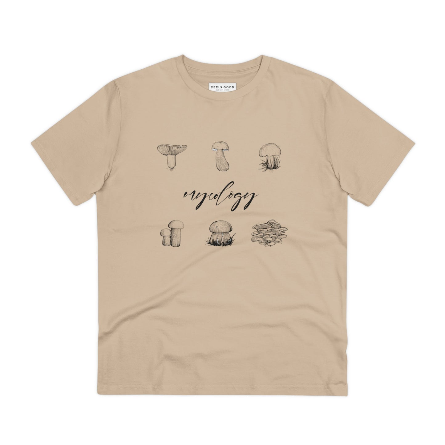 Nature 'Mycology' Mushroom Organic Cotton T-shirt - Mother Nature