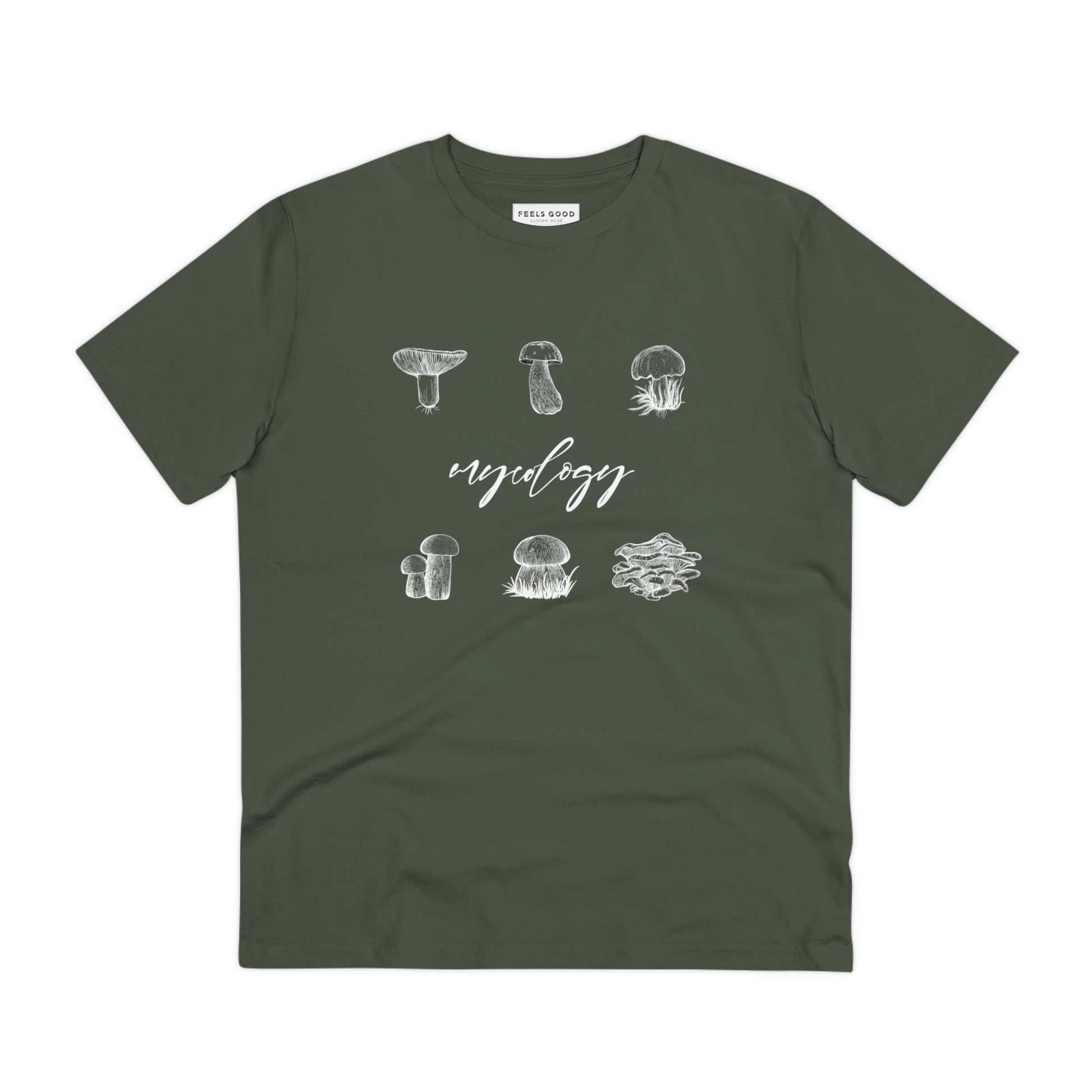 Nature 'Mycology' Mushroom Organic Cotton T-shirt - Mother Nature