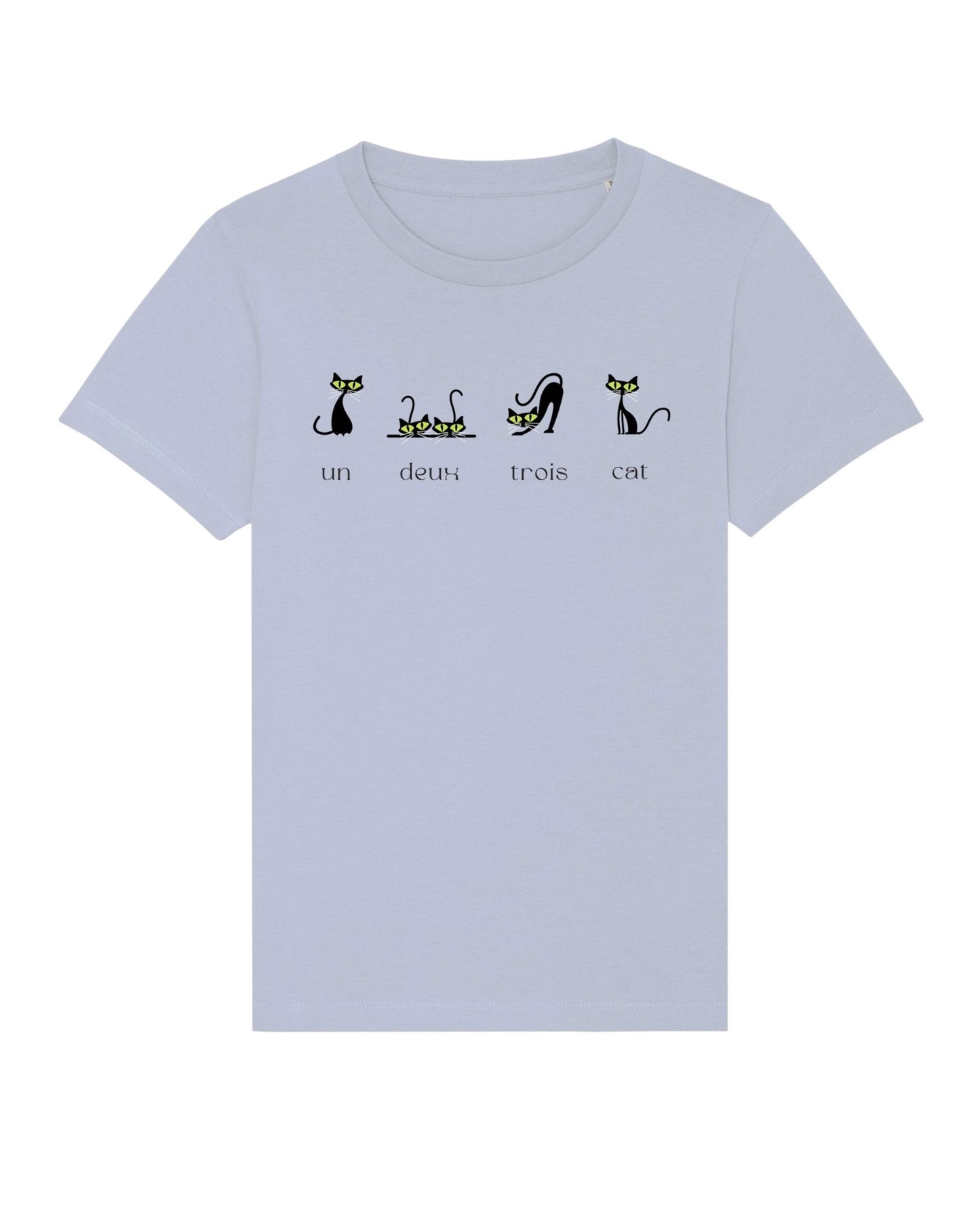 Organic Cotton '4 French Cats' Kids Funny Cat T-shirt - Funny Animal Shirt