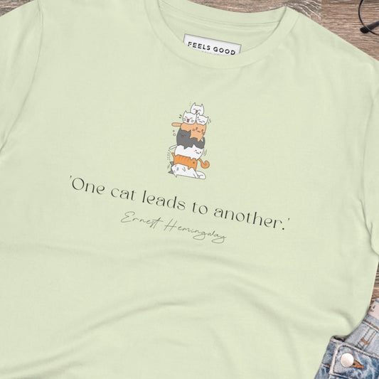 Organic Cotton 'A Pile of Cats' Funny T-shirt - Fun Cat T shirt