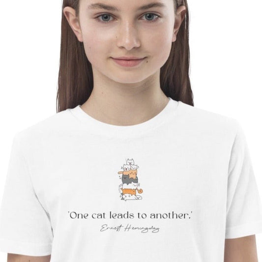 Organic Cotton 'A Pile Of Cats' Kids Funny Cat T-shirt - Funny Animal Shirt