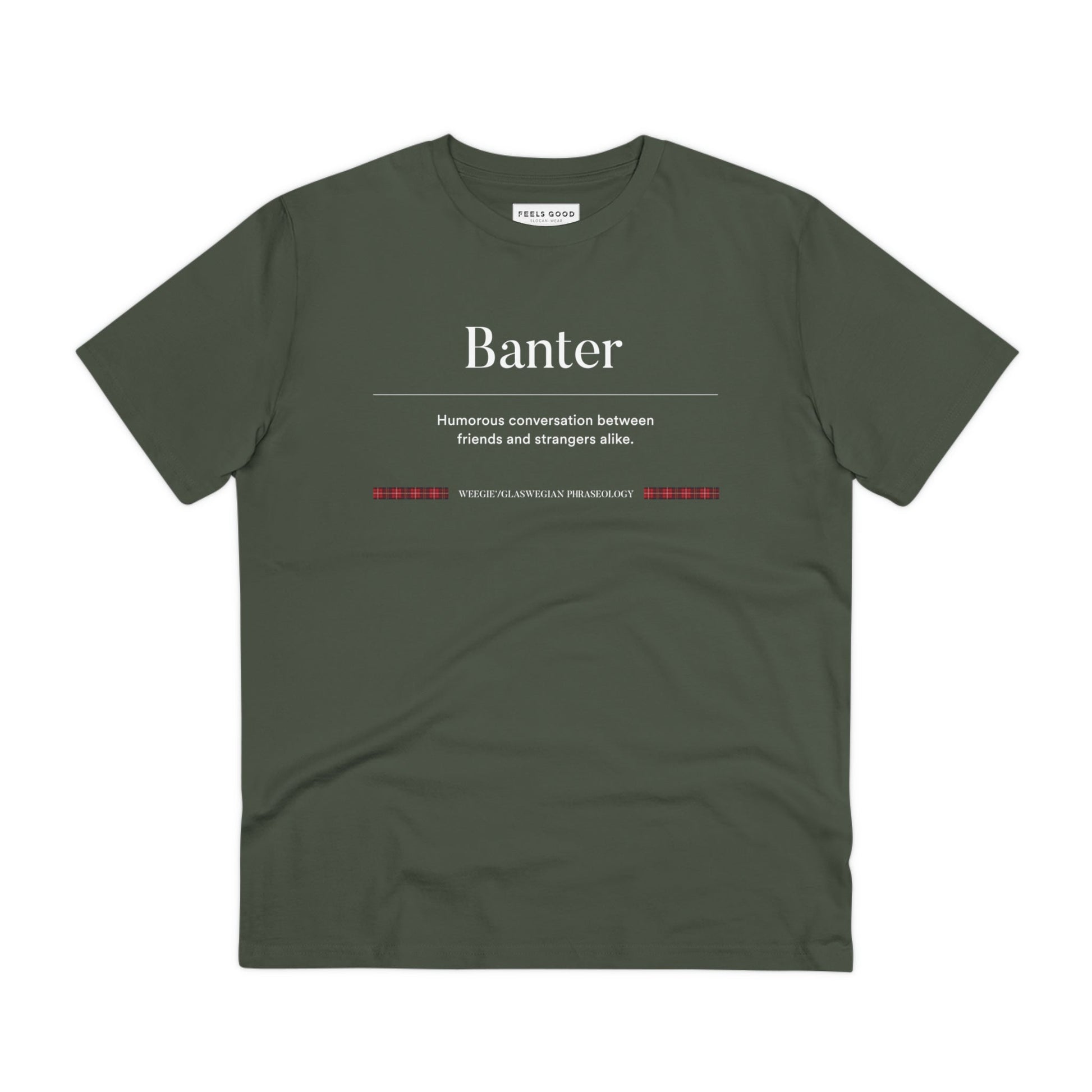 Organic Cotton 'Banter' Glaswegian Slang T-shirt - Eco Tshirt