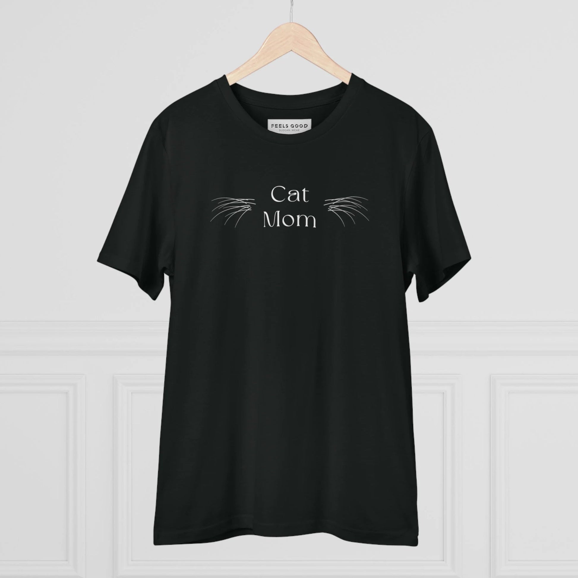 Organic Cotton 'Cat Mom' Funny Cat T-shirt - Fun Cat T shirt