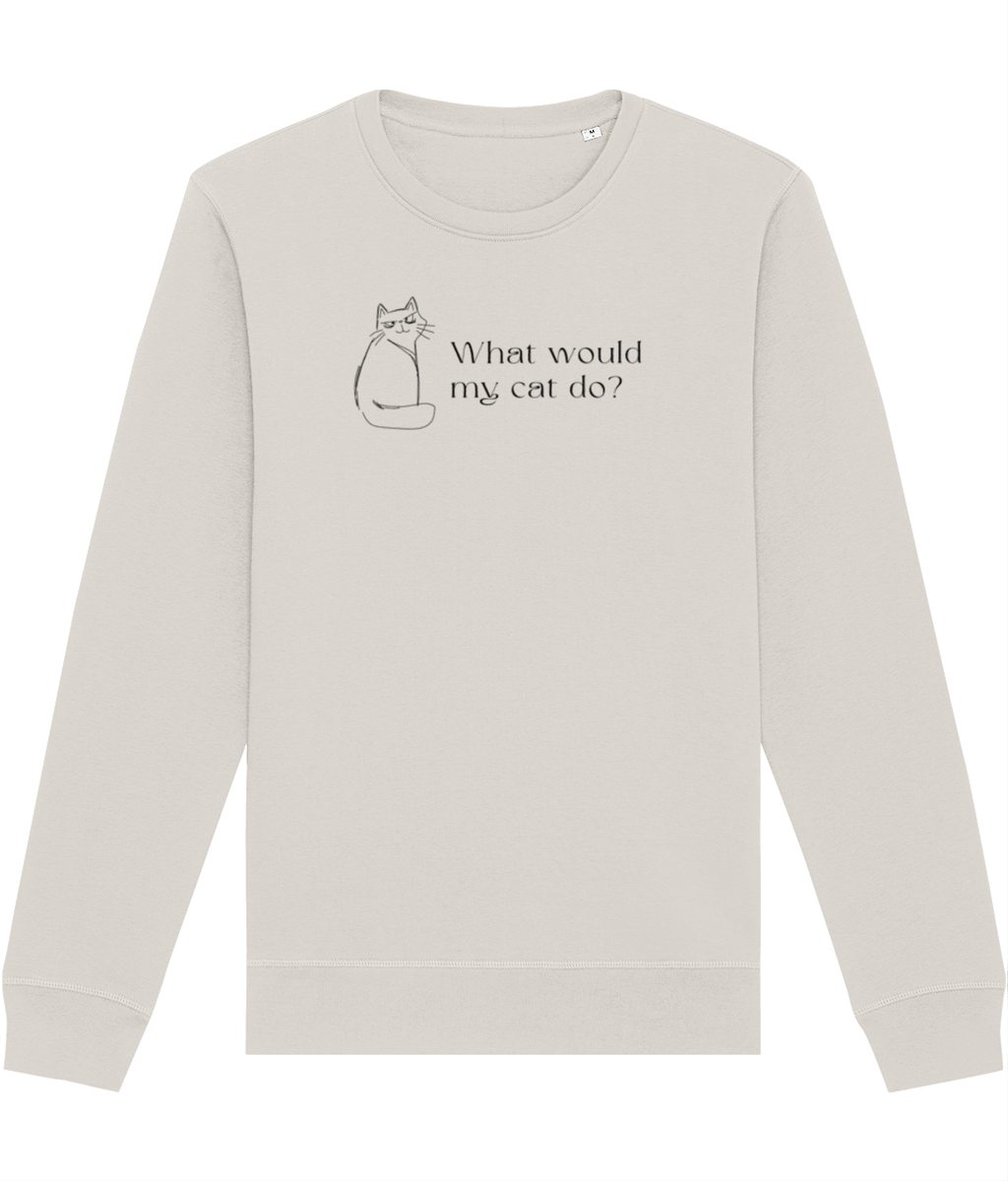 Organic Cotton 'Copy Cat' Funny Cat Sweatshirt - Cat Sweatshirt