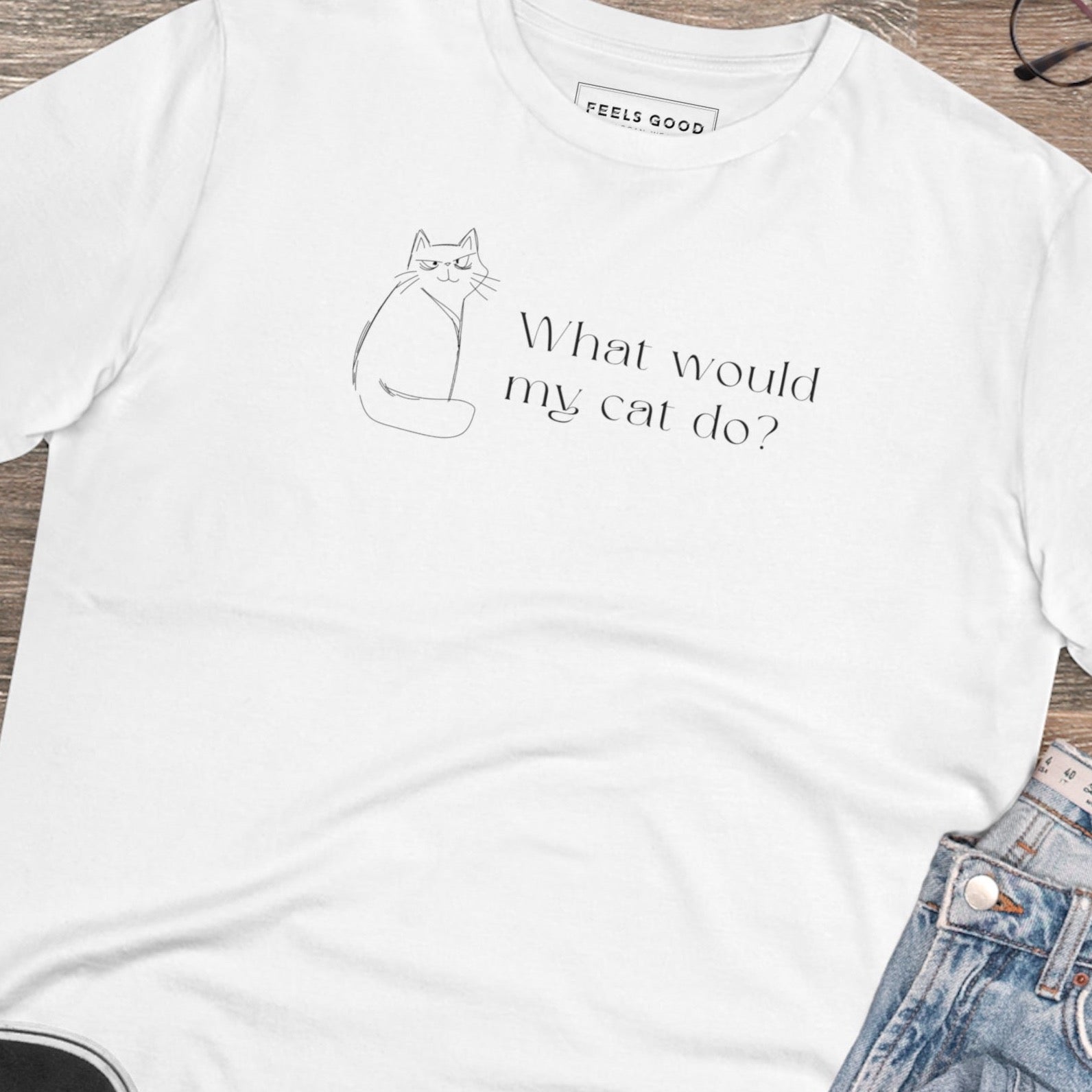 Organic Cotton 'Copy Cat' Funny Cat T-shirt - Fun Cat T shirt