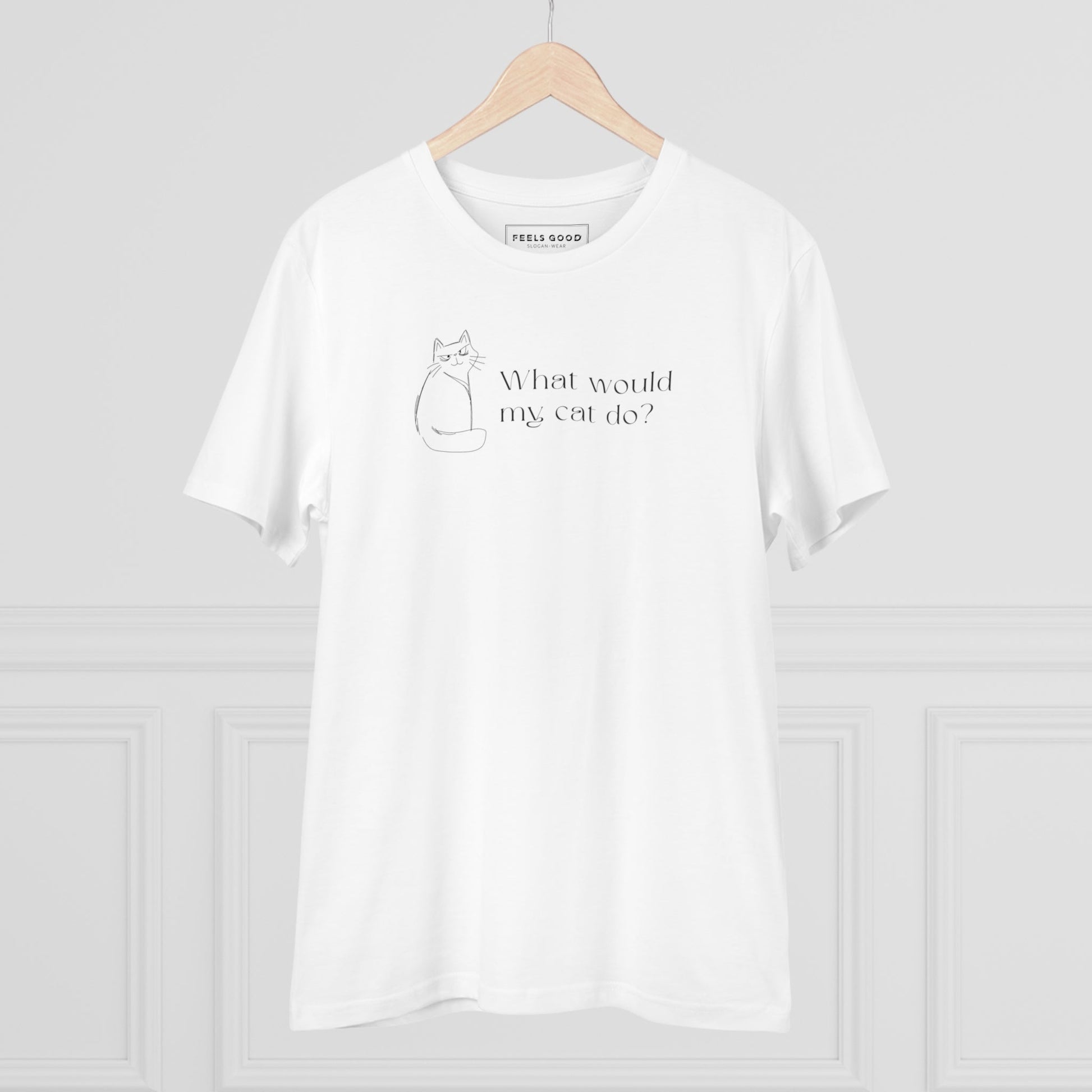 Organic Cotton 'Copy Cat' Funny Cat T-shirt - Fun Cat T shirt