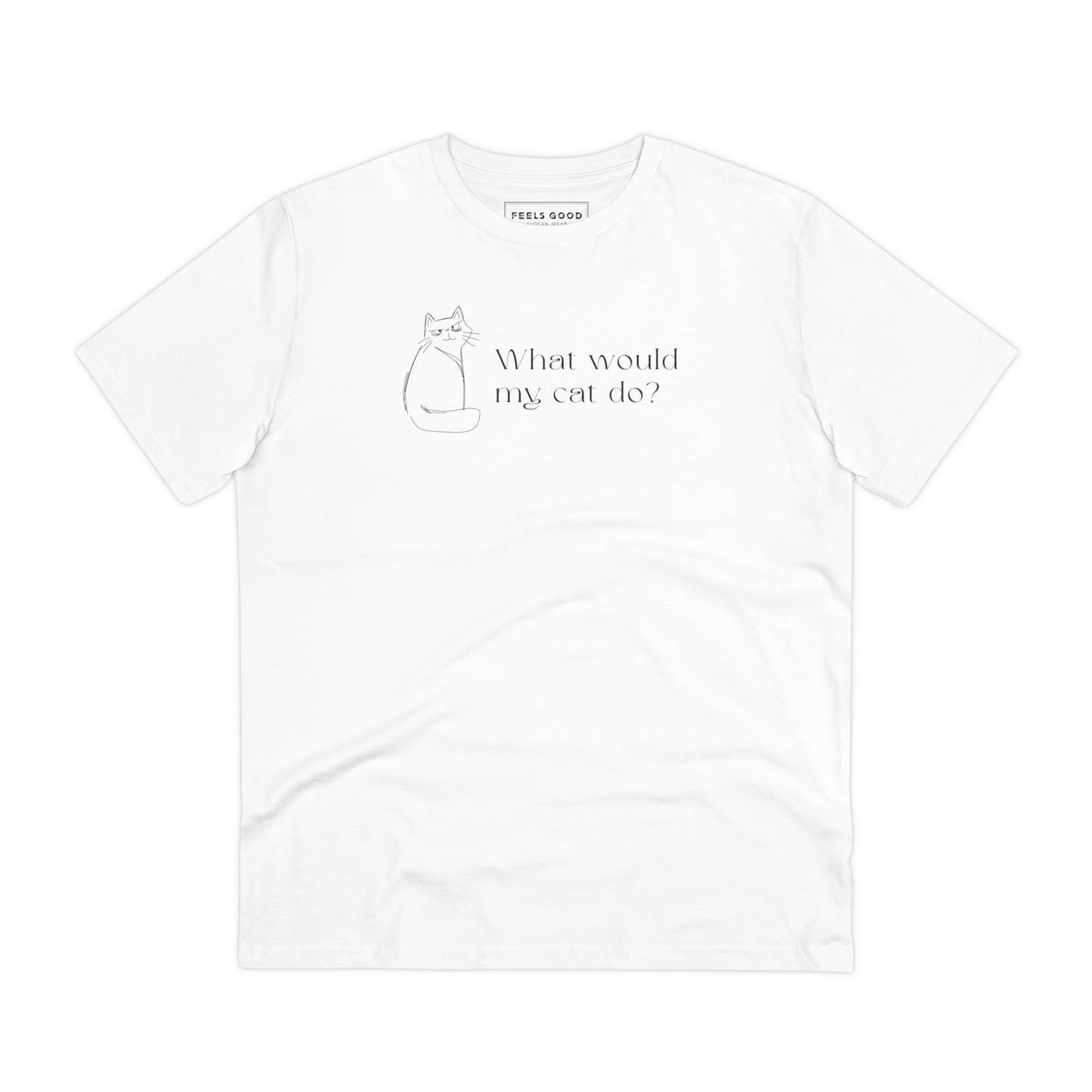 Organic Cotton 'Copy Cat' Funny Cat T-shirt - Fun Cat T shirt