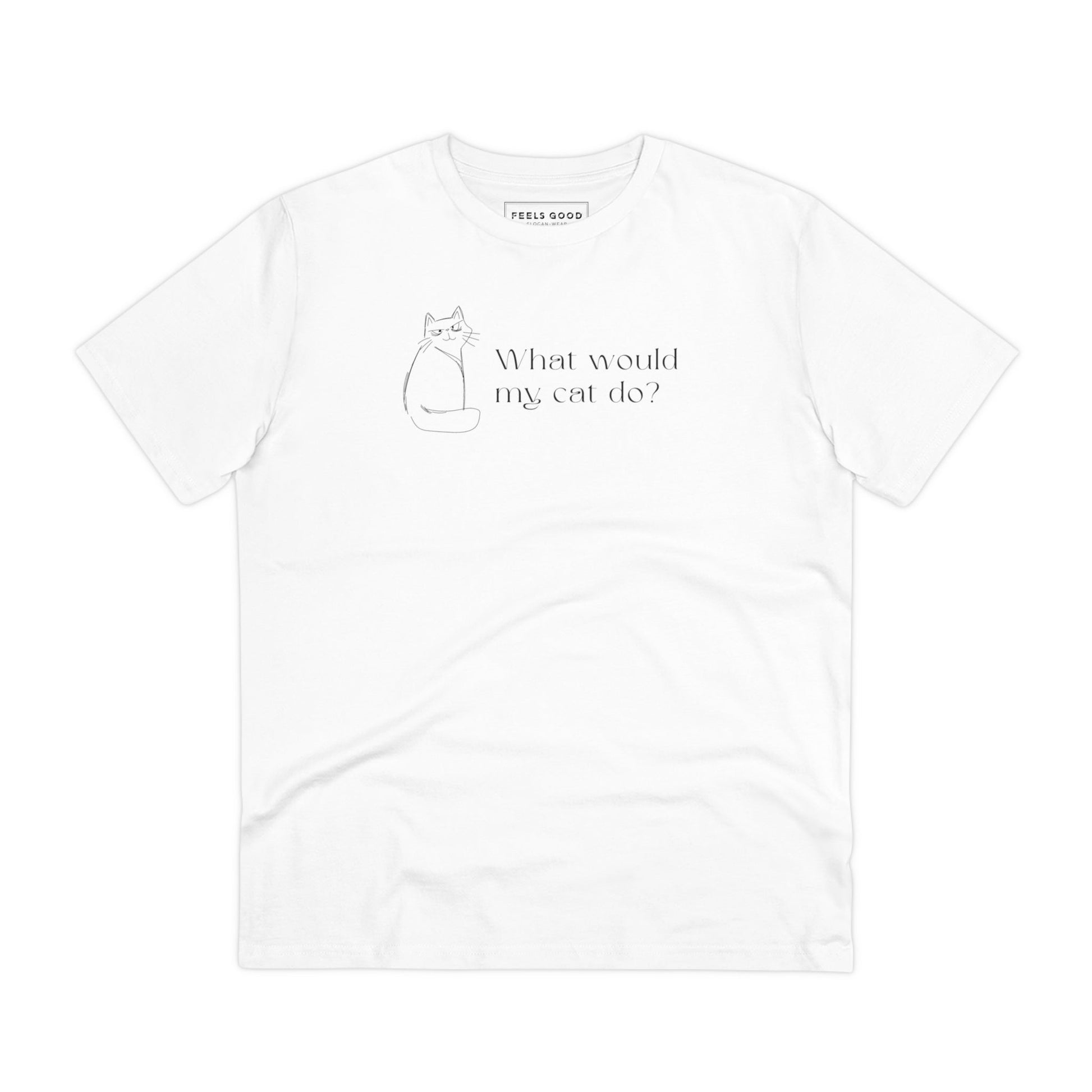 Organic Cotton 'Copy Cat' Funny Cat T-shirt - Fun Cat T shirt