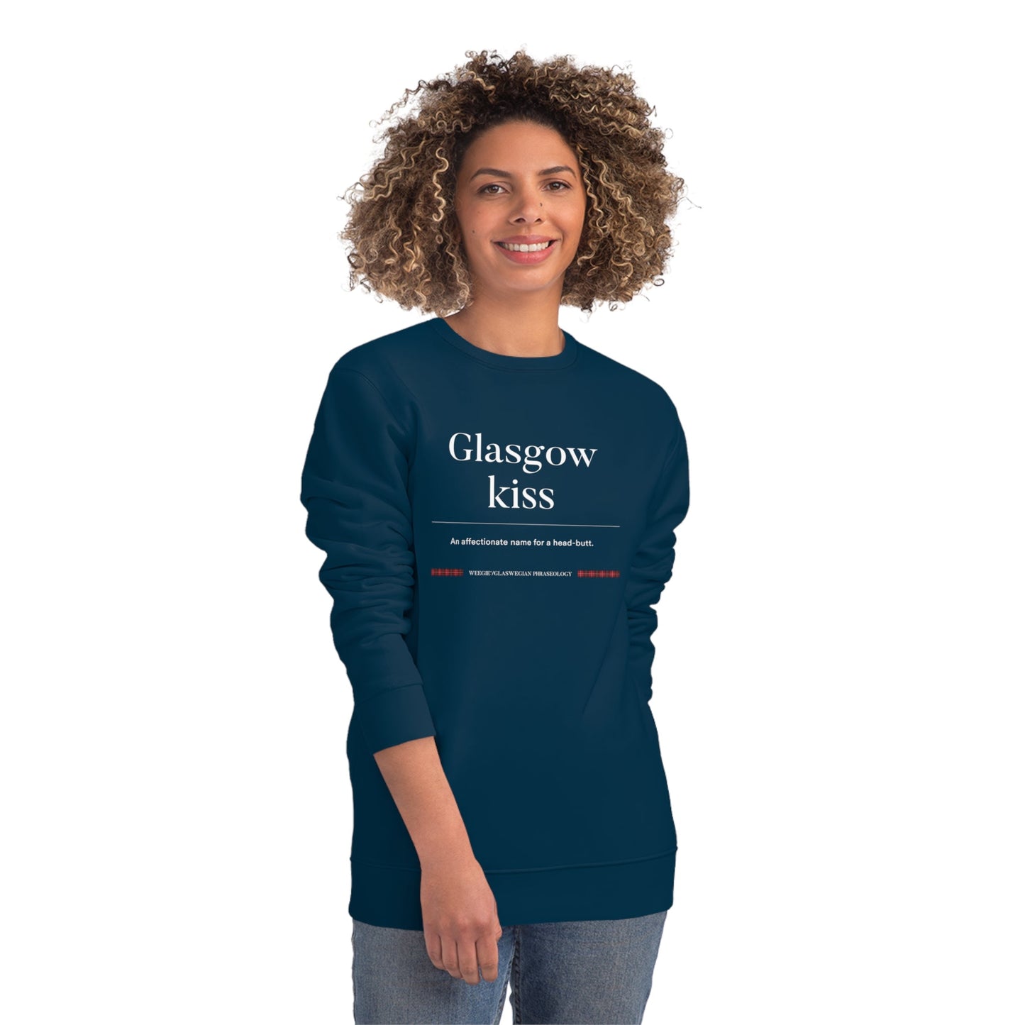 Organic Cotton 'Glasgow Kiss' Glaswegian Slang Sweatshirt - Glasgow Sweatshirt