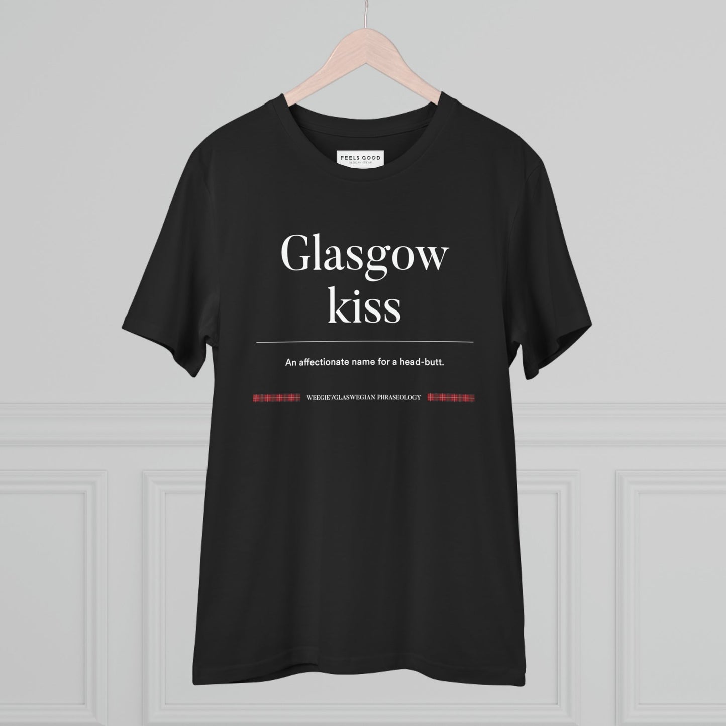 Organic Cotton 'Glasgow Kiss' Glaswegian Slang T-shirt - Eco Tshirt