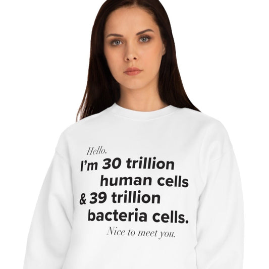 Organic Cotton 'Human Cells' Sweatshirt - Fun Facts