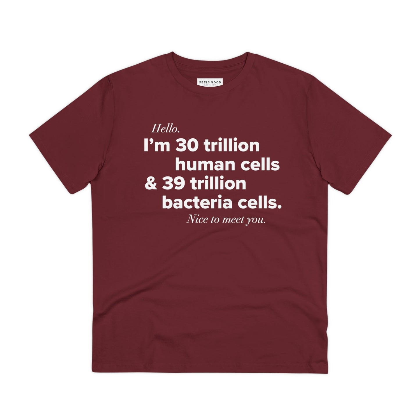 Organic Cotton 'Human Cells' T-shirt - Eco Tshirt