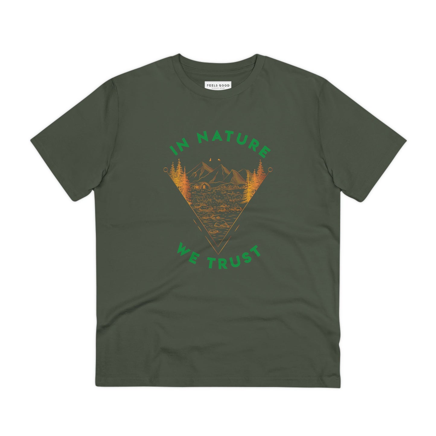 Organic Cotton 'In Nature We Trust' T-shirt - Fun Tshirt