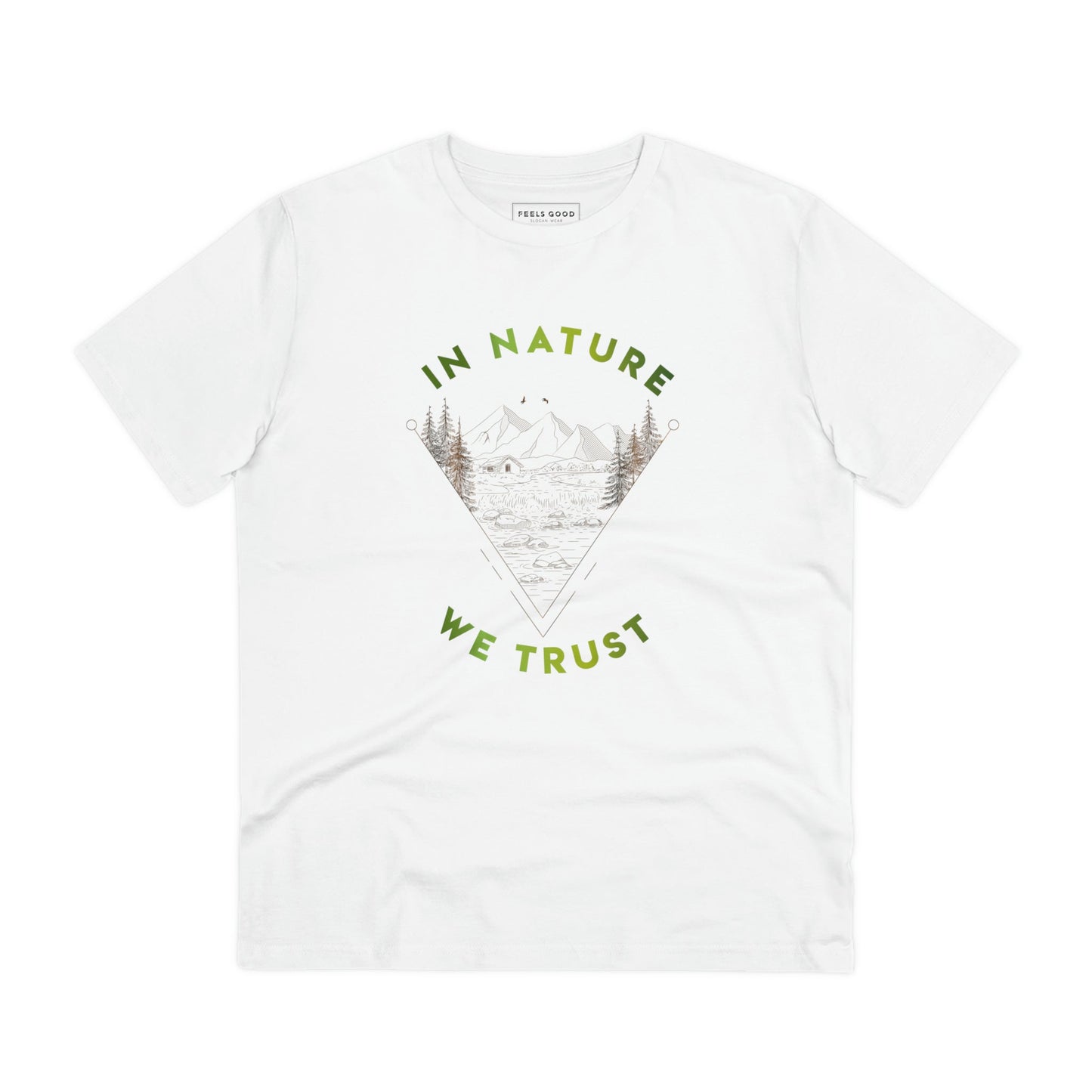 Organic Cotton 'In Nature We Trust' T-shirt - Fun Tshirt