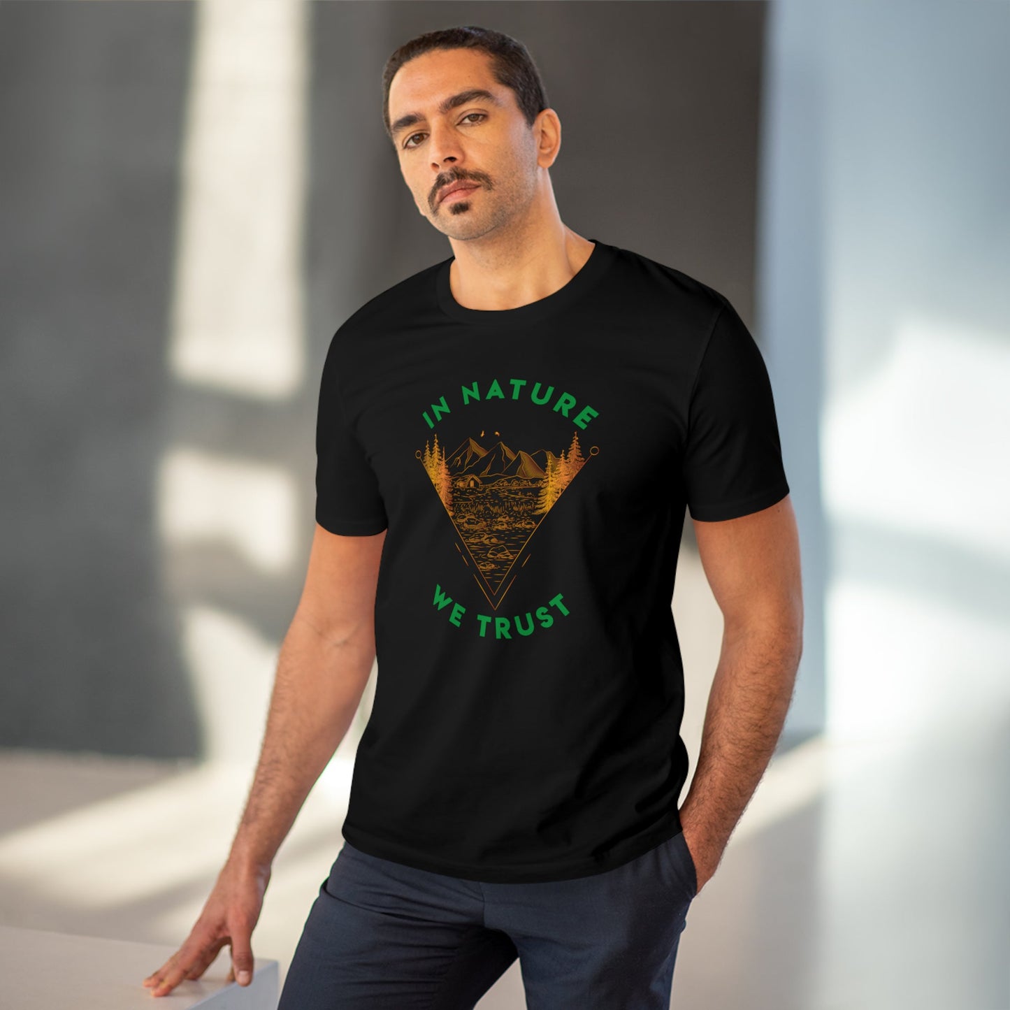 Organic Cotton 'In Nature We Trust' T-shirt - Fun Tshirt