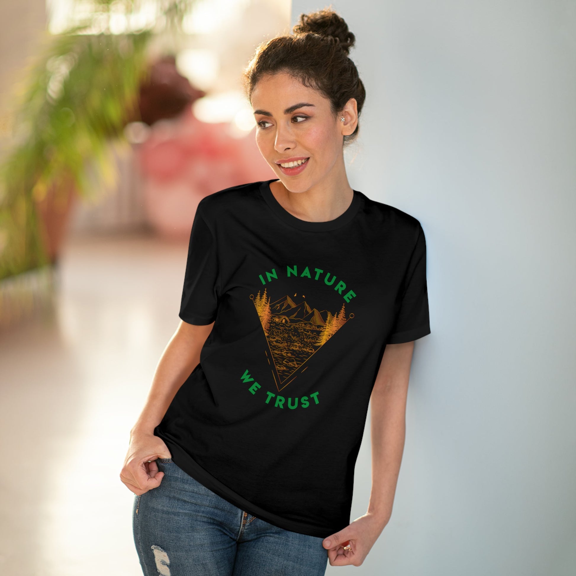 Organic Cotton 'In Nature We Trust' T-shirt - Fun Tshirt