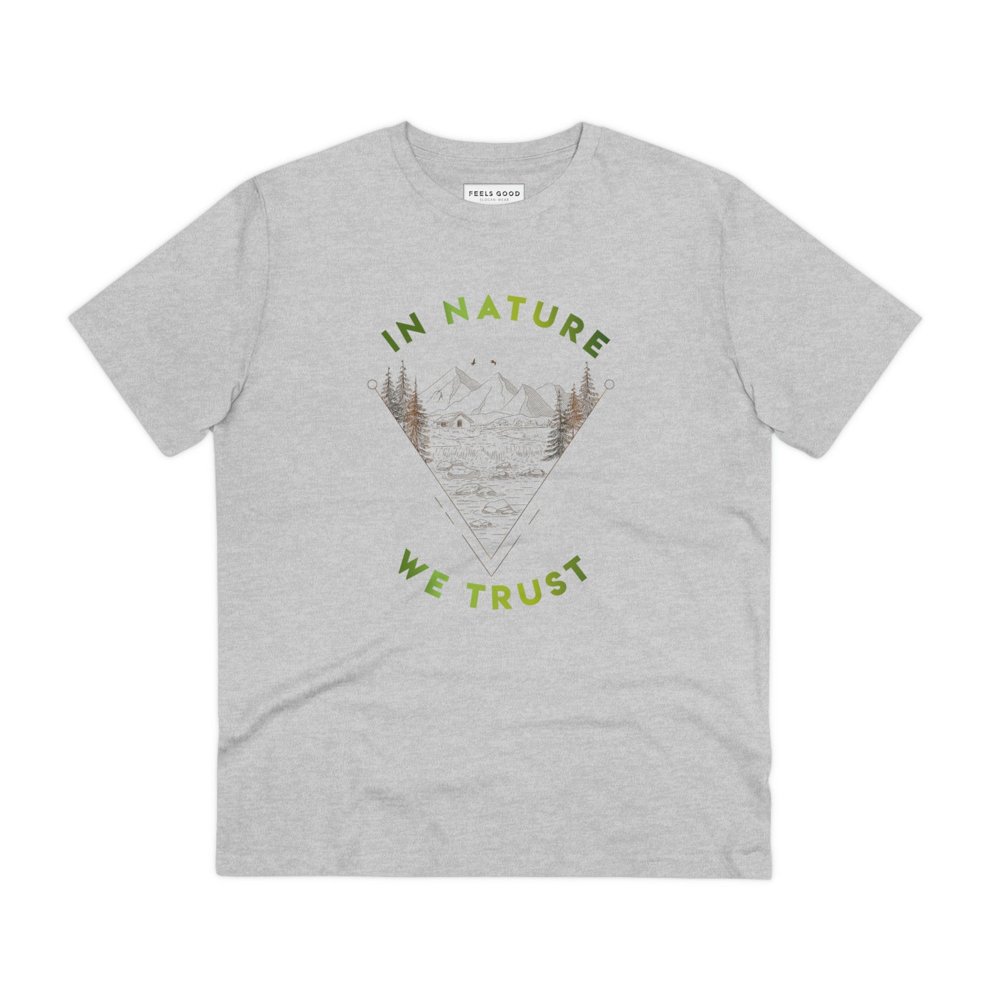 Organic Cotton 'In Nature We Trust' T-shirt - Fun Tshirt