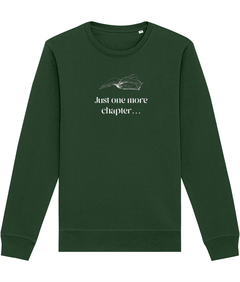 Organic Cotton 'Just One More Chapter…' Books Sweatshirt - Book worm