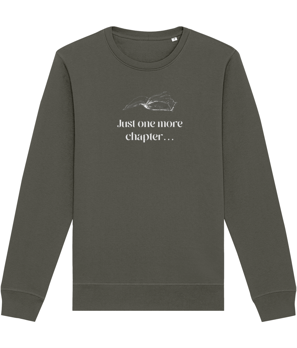 Organic Cotton 'Just One More Chapter…' Books Sweatshirt - Book worm