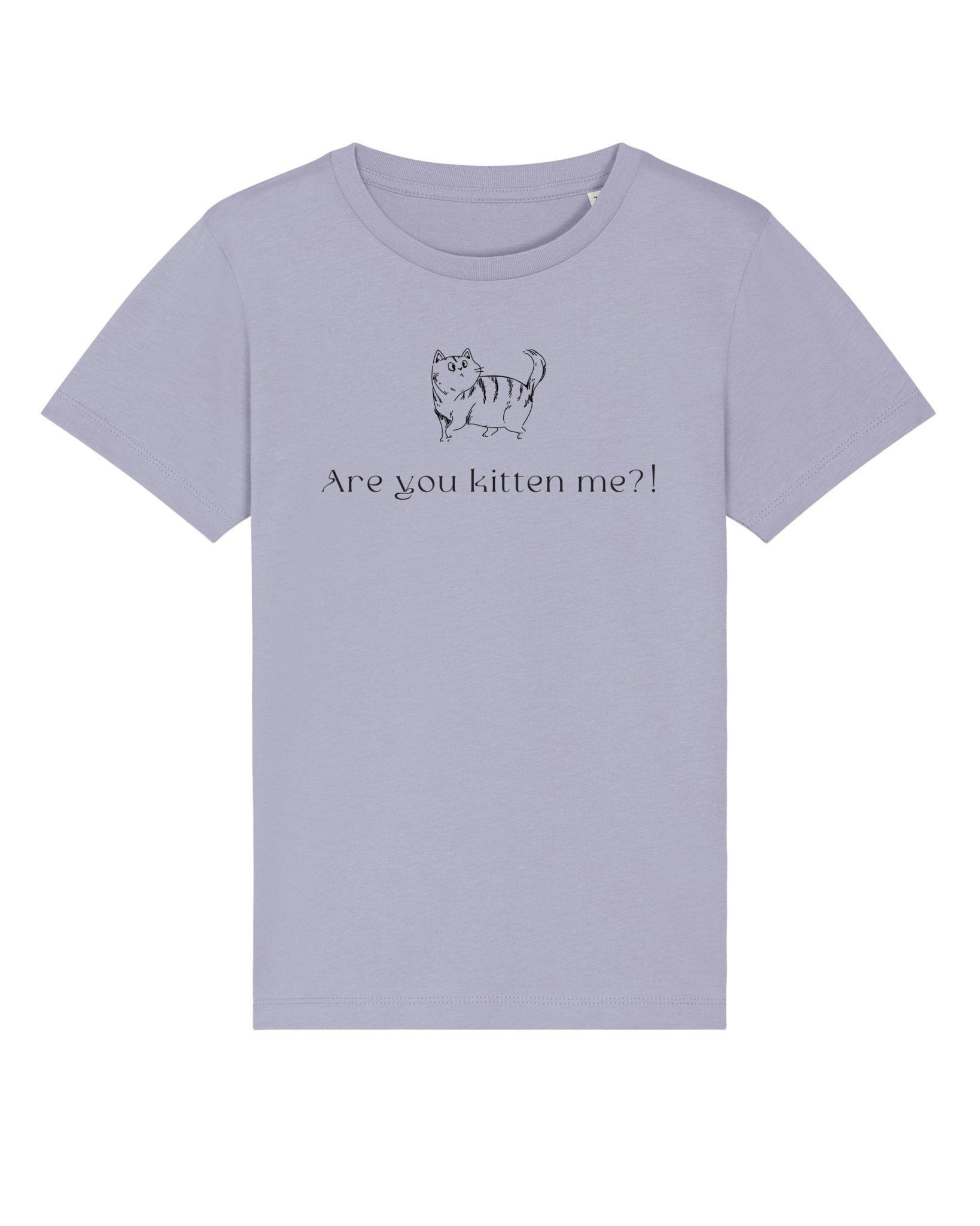 Organic Cotton 'Kittening Me' Kids Funny Cat T-shirt - Funny Animal Shirt