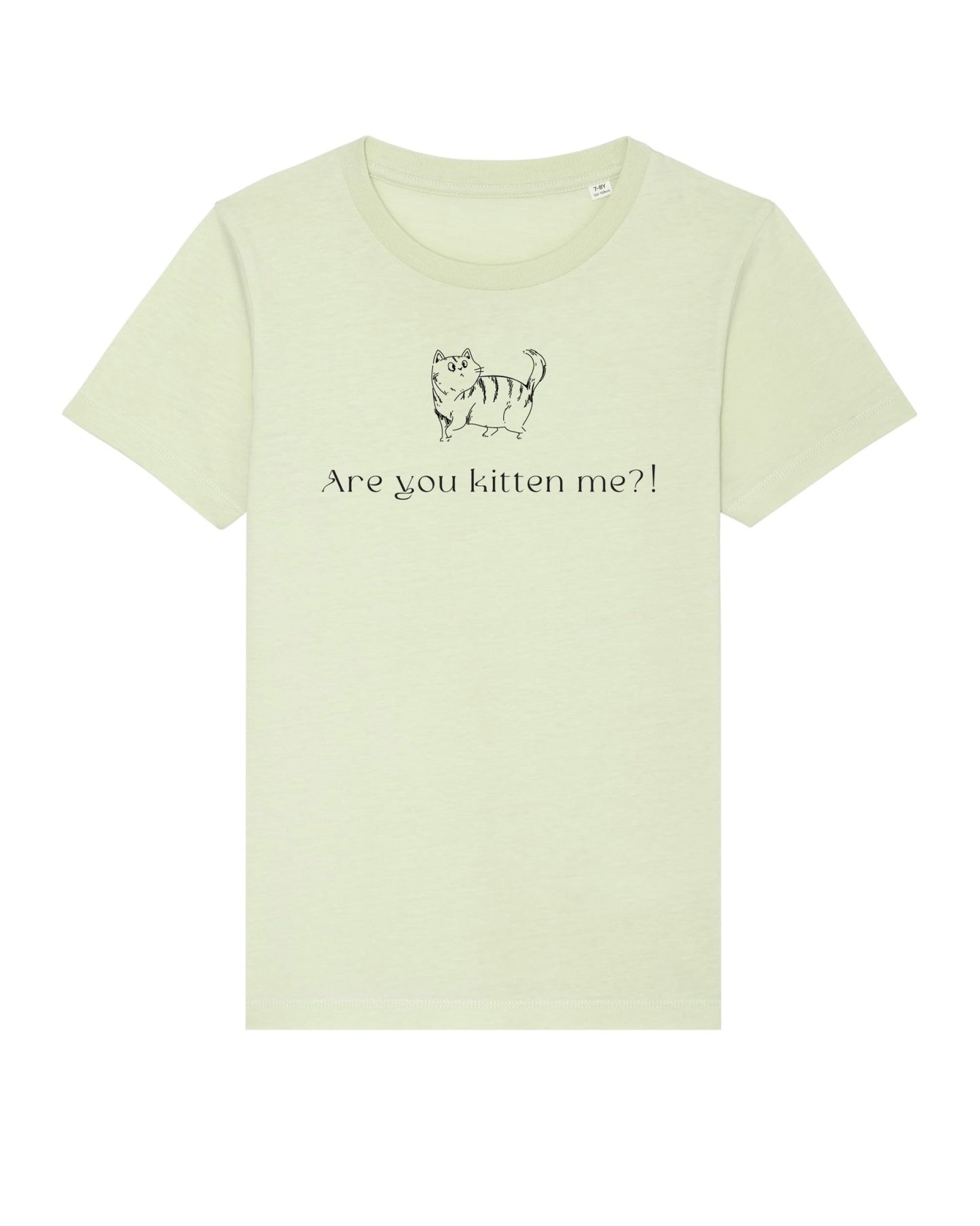 Organic Cotton 'Kittening Me' Kids Funny Cat T-shirt - Funny Animal Shirt