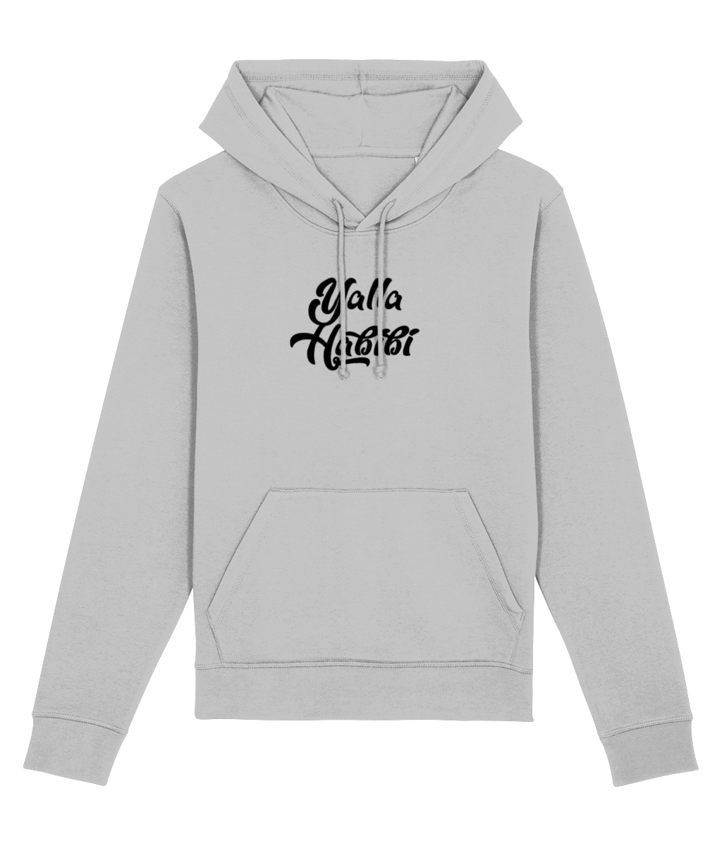 Organic Cotton 'Let's Go Love' Arabic Hoodie - Cool Hoodie