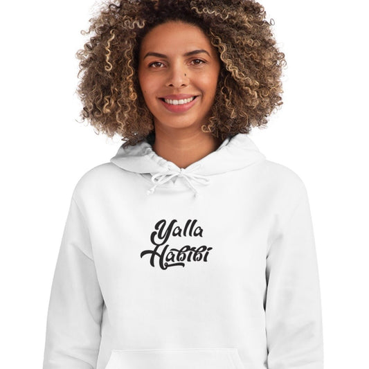 Organic Cotton 'Let's Go Love' Arabic Hoodie - Cool Hoodie