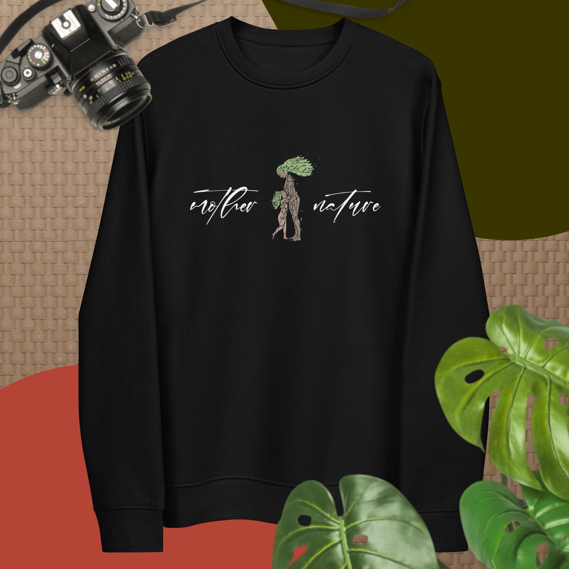 Organic Cotton 'Mother Nature' Eco Sweatshirt - Fun Sweatshirt