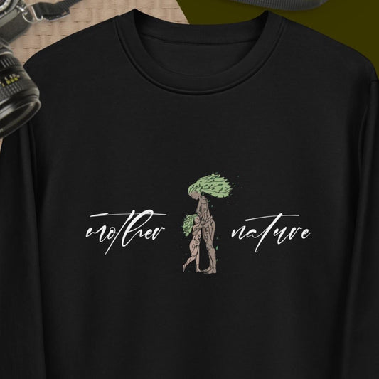 Organic Cotton 'Mother Nature' Eco Sweatshirt - Fun Sweatshirt