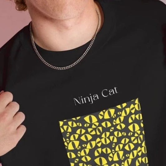 Organic Cotton 'Ninja Cat' Funny Cat Sweatshirt - Cat Sweatshirt