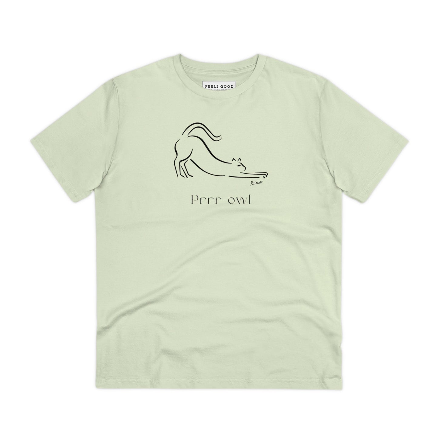 Organic Cotton 'Prowl' Funny Cat T-shirt - Fun Cat T shirt