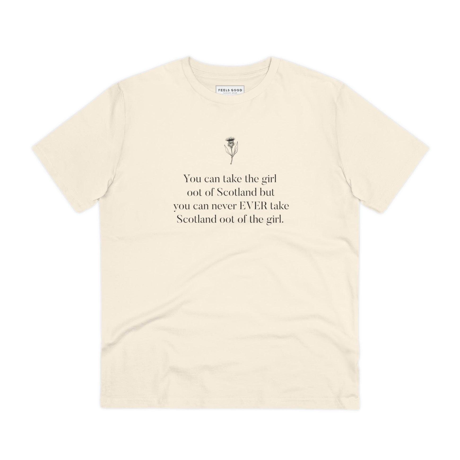 Organic Cotton 'Scottish Girl Always' Scotland T-shirt - Eco Tshirt