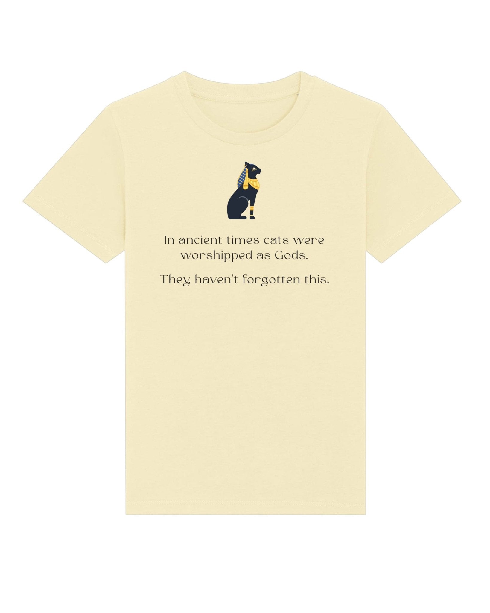 Organic Cotton 'The Egyptian Cat' Kids Funny Cat T-shirt - Funny Animal Shirt