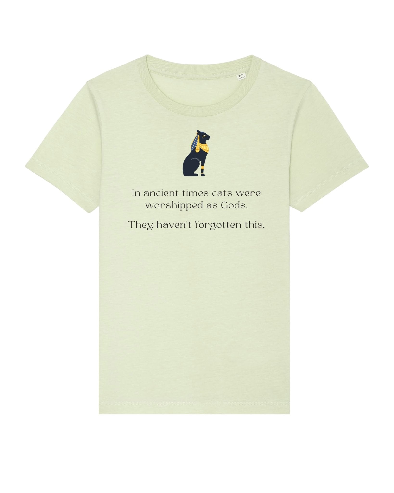 Organic Cotton 'The Egyptian Cat' Kids Funny Cat T-shirt - Funny Animal Shirt