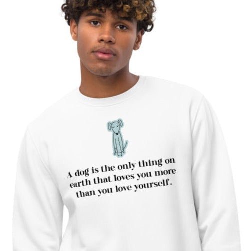 Organic Cotton 'The Loyal Dog' Funny Dog Sweatshirt - Cat Sweatshirt
