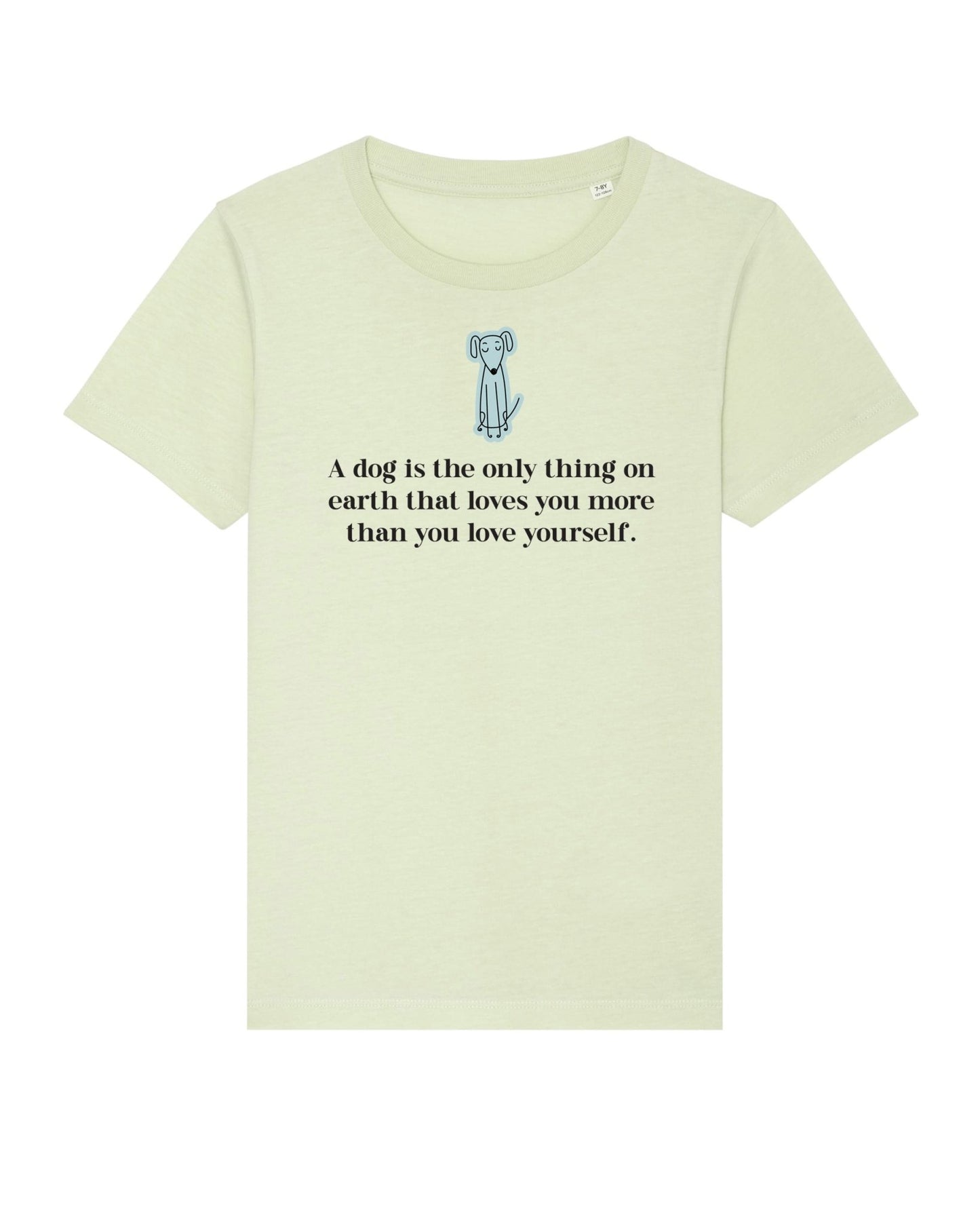 Organic Cotton 'The Loyal Dog' Kids Funny Dog T-shirt - Funny Animal Shirt