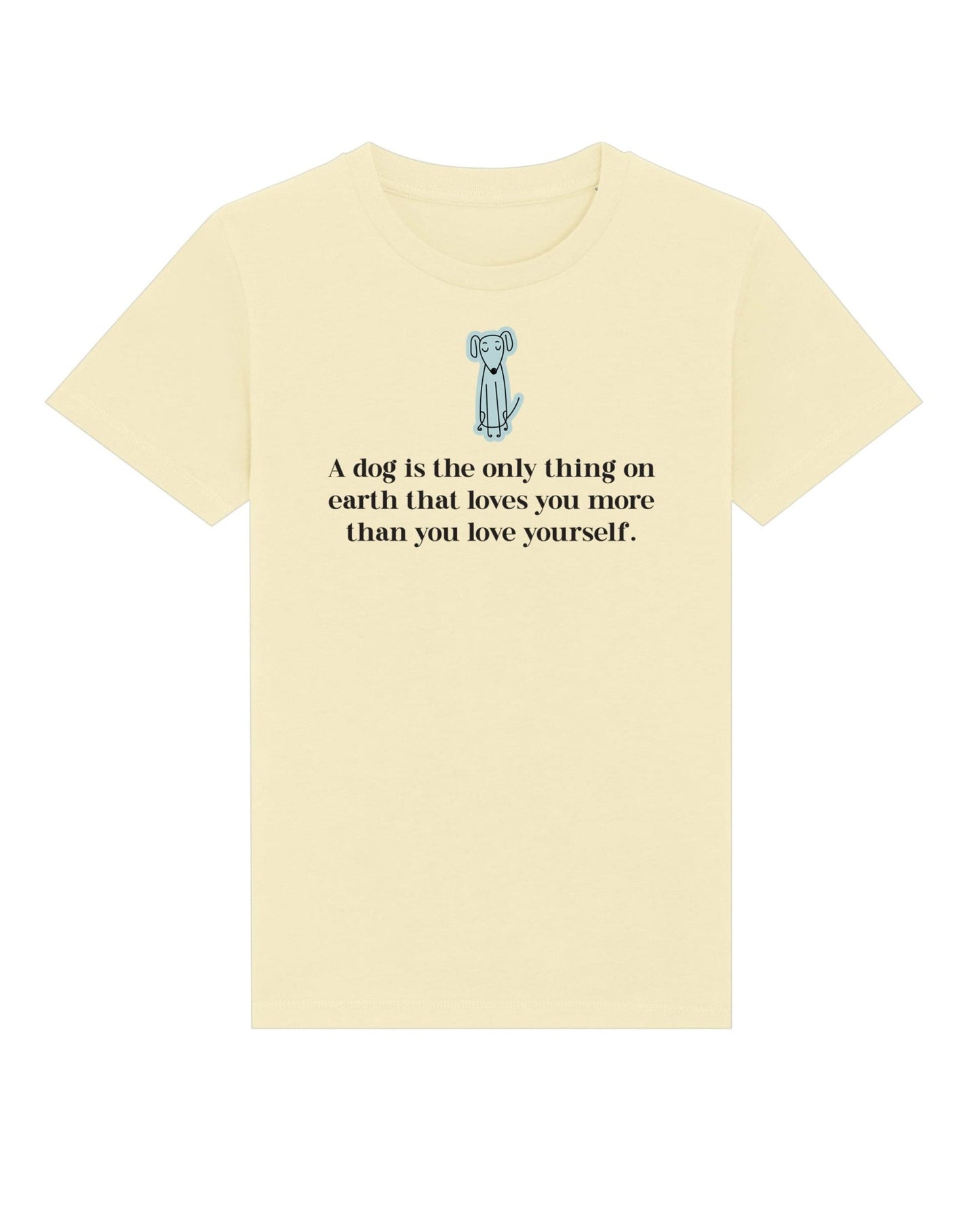 Organic Cotton 'The Loyal Dog' Kids Funny Dog T-shirt - Funny Animal Shirt