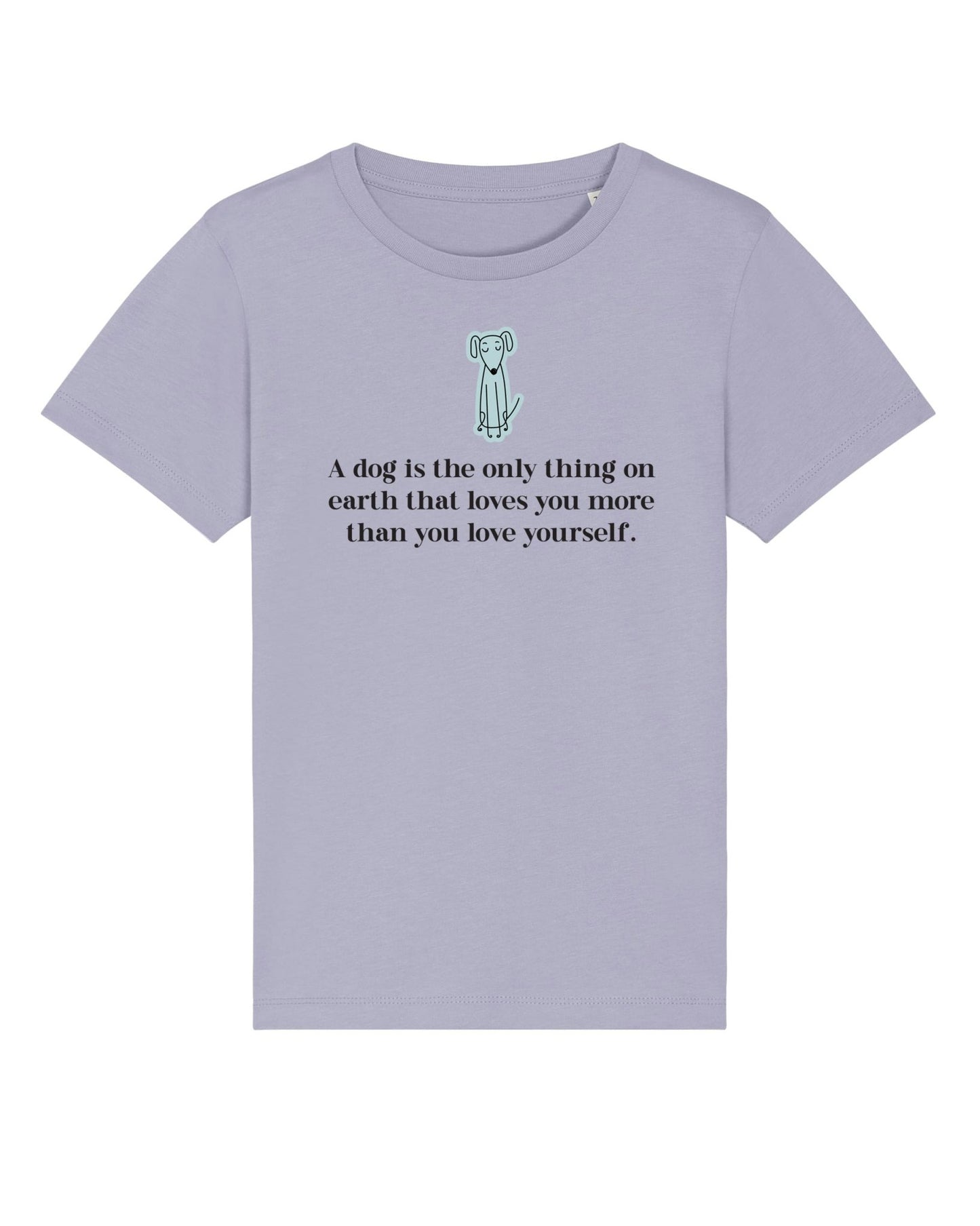 Organic Cotton 'The Loyal Dog' Kids Funny Dog T-shirt - Funny Animal Shirt