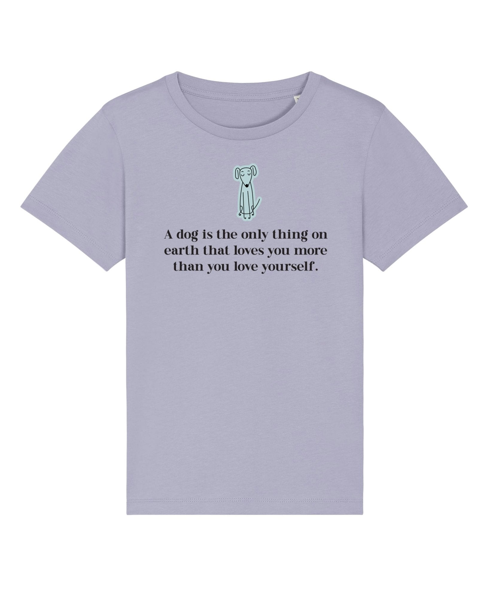 Organic Cotton 'The Loyal Dog' Kids Funny Dog T-shirt - Funny Animal Shirt