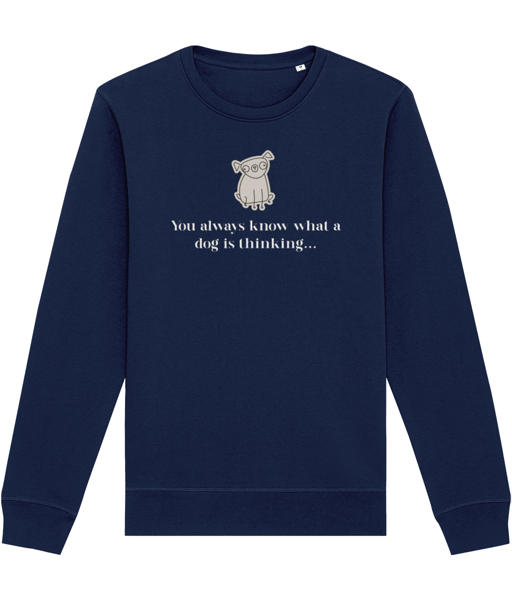 Organic Cotton 'The Psychic' Funny Dog Sweatshirt - Cat Sweatshirt