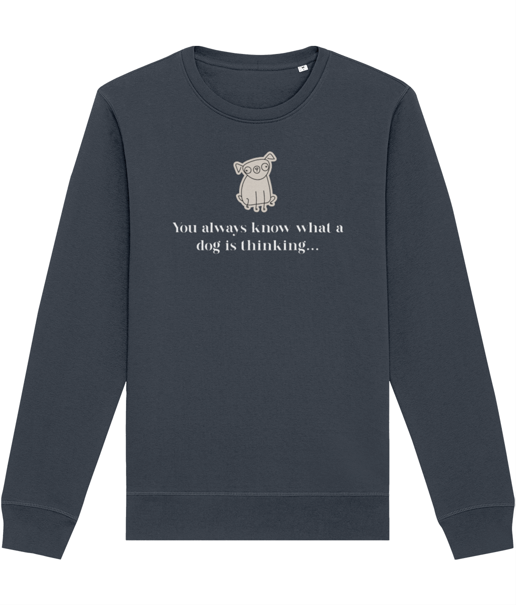 Organic Cotton 'The Psychic' Funny Dog Sweatshirt - Cat Sweatshirt