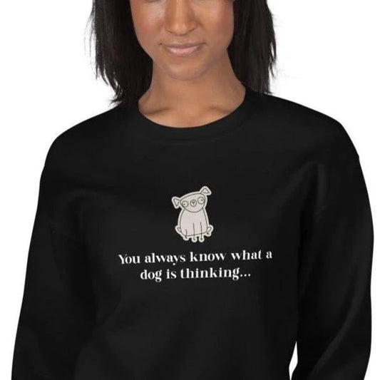 Organic Cotton 'The Psychic' Funny Dog Sweatshirt - Cat Sweatshirt