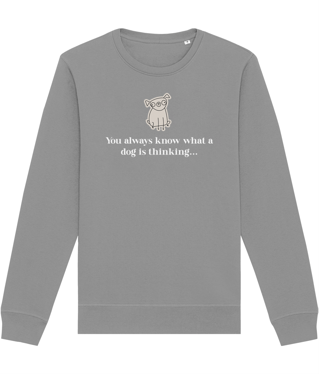 Organic Cotton 'The Psychic' Funny Dog Sweatshirt - Cat Sweatshirt