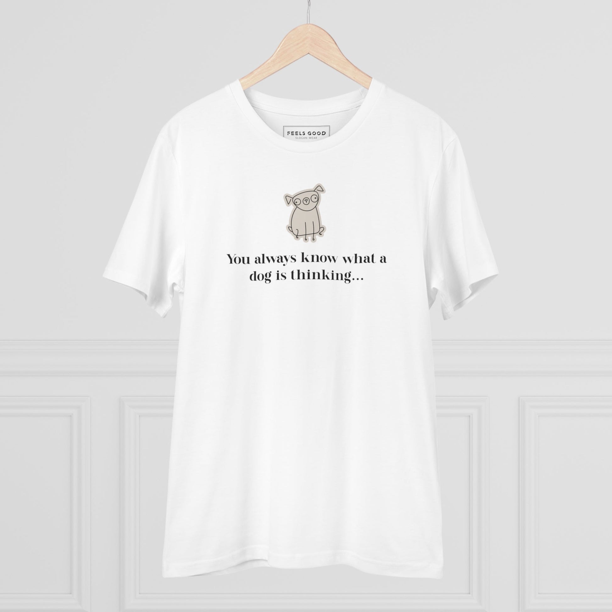 Organic Cotton 'The Psychic' Funny Dog T-shirt - Fun Dog T shirt