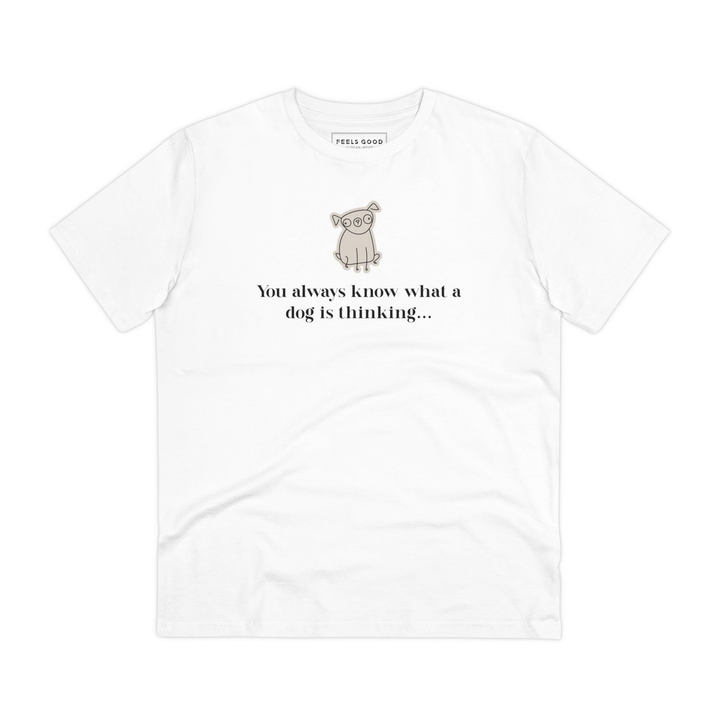 Organic Cotton 'The Psychic' Funny Dog T-shirt - Fun Dog T shirt